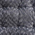 Cozy Machine Washable Pet Bed - Gray 23"x18