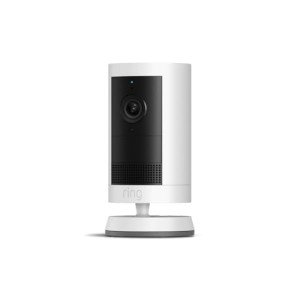 Ring Outdoor Cam Plus - Battery, 2K Video, White