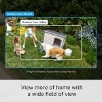 Ring Outdoor Cam Plus - Battery, 2K Video, White