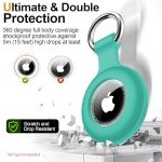 4-Pack Waterproof AirTag Holders with Keychain