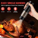 Automatic Electric Salt & Pepper Grinder Set - 2 Pack