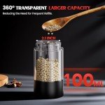 Automatic Electric Salt & Pepper Grinder Set - 2 Pack