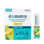 Sugar-Free Lemon Lime Hydration Powder Packets - 14 Sticks