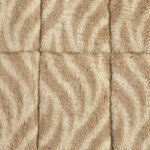 Tan Deluxe Wave Bolster Bed for Small Dogs
