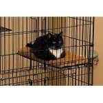 Cozy Plush Cat Bed for Playpen, Small Camel