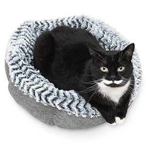 Soho Ultra Soft Plush Round Cat Bed