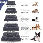 Deluxe Flannel Dog Crate Bed - Gray, 17x11 Inch