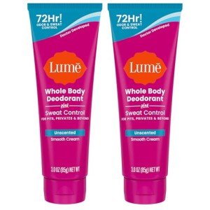 Lume Whole Body Deodorant Plus Sweat Control - Unscented