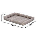 Quiet Time Couture Ashton Bolster Pet Bed, Medium