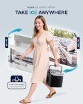 Portable 26lbs Countertop Ice Maker Machine