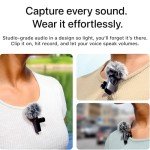 Wireless Lavalier Microphones for Video Recording - 2 Pack