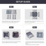 Cozy Washable Dog Bed for Small to Medium Pets