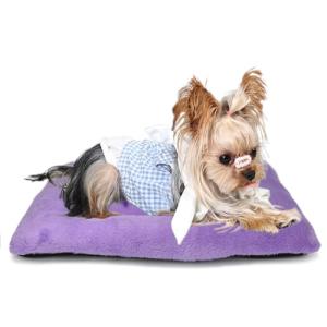 Super Soft Purple Dog Bed for Crates 18