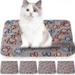 4 Pack Cozy Reversible Pet Bed Mats