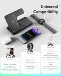 3-in-1 Wireless Charger for iPhone, Watch, AirPods