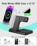 3-in-1 Wireless Charger for iPhone, Watch, AirPods