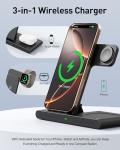 Portable 3-in-1 Wireless Charger for Apple & Android