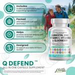 Quercetin, Zinc, Vitamin C & D Supplement Blend