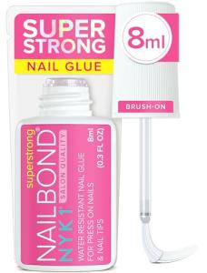 NailBond Brush On Glue for Press On Nails