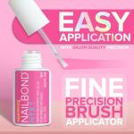 NailBond Brush On Glue for Press On Nails