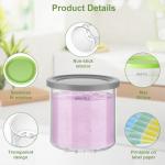 4 Pack BPA-Free Pint Containers for Ninja Creami
