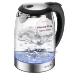 Cosori 1.7L Glass Electric Kettle - No Plastic