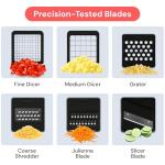 6-in-1 Vegetable Chopper and Cheese Slicer Combo