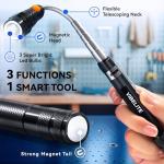 VIBELITE – Telescopic Magnetic Pickup Tool with LED