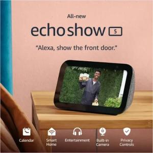 Echo Show 5 Smart Display with Enhanced Sound