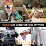 4-Pack Waterproof AirTag Holders with Keychain