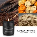 Vanilla Pumpkin Fall Candle - Cozy Autumn Scent