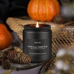 Vanilla Pumpkin Fall Candle - Cozy Autumn Scent