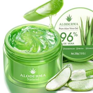 Aloderma 96% Pure Organic Aloe Vera Gel