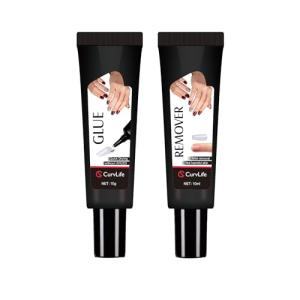 Curvlife Quick Dry Nail Glue Gel & Remover Kit