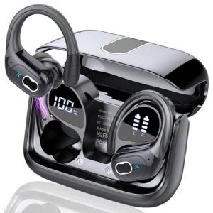 Bluetooth Wireless Earbuds with Deep Bass and Noise Cancelling