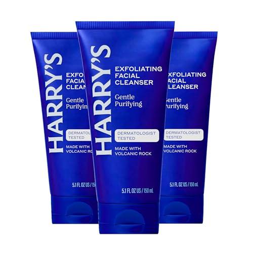 Harry's Exfoliating Face Wash for Men - 3 Pack