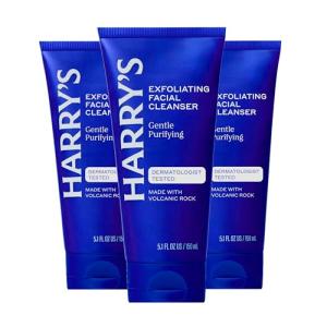 Harry's Exfoliating Face Wash for Men - 3 Pack