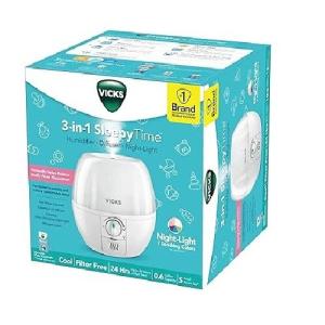 Vicks 3-in-1 Humidifier with Night-Light & Diffuser