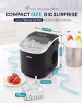 Portable 26lbs Countertop Ice Maker Machine