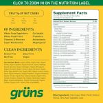 Super Greens Multivitamin Gummies for Adults 28 Count