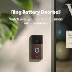 Venetian Bronze Ring Doorbell with Video and Alerts