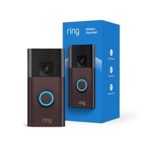 Venetian Bronze Ring Doorbell with Video and Alerts