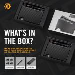 Slim RFID-Blocking Ridge Wallet for Men