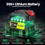 Powerful Cordless Leaf Blower with Dual Batteries