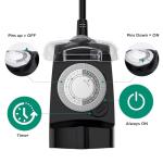 G-Homa 24 Hour Waterproof Outdoor Timer Outlet