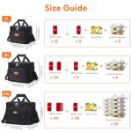 Lifewit Insulated Lunch Bag for Adults - Black