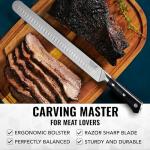 12" Cutluxe Brisket Knife - Sharp, Ergonomic Design