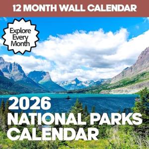 2026 National Parks Wall Calendar for Nature Lovers
