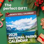 2026 National Parks Wall Calendar for Nature Lovers