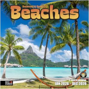 Tropical Beaches 2026 Wall Calendar – Perfect Gift